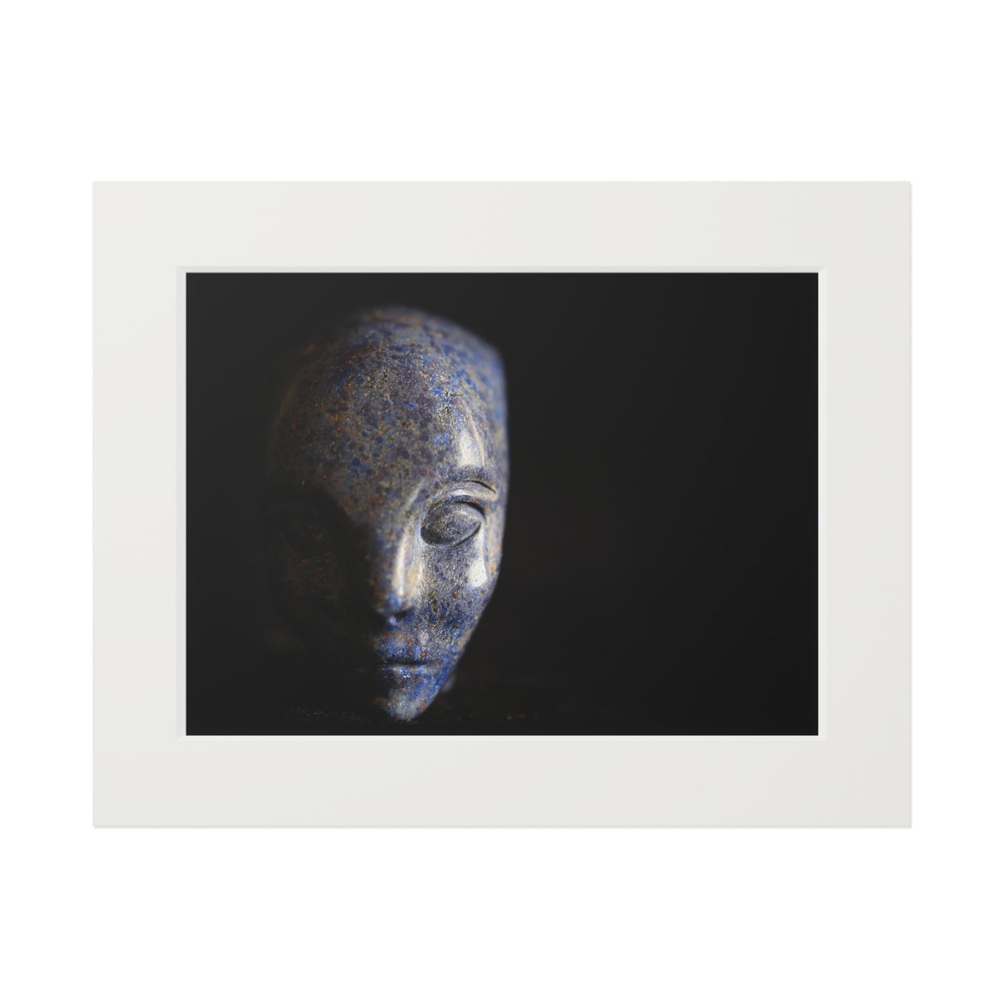 Blue Jasper Elfin -  Fine Art Print and Passepartout Paper Frame