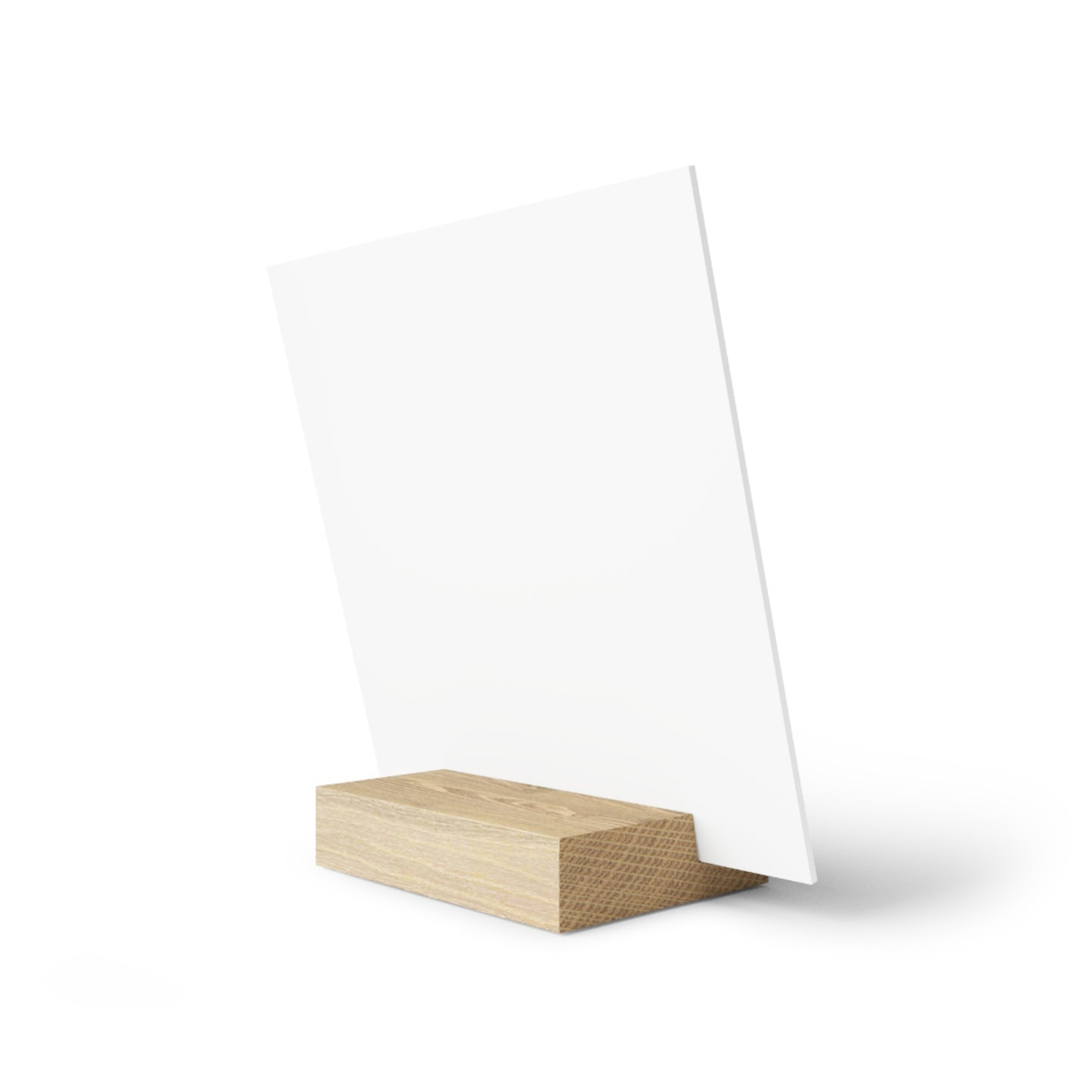 Dendritic Mirror - Print with Wooden Stand
