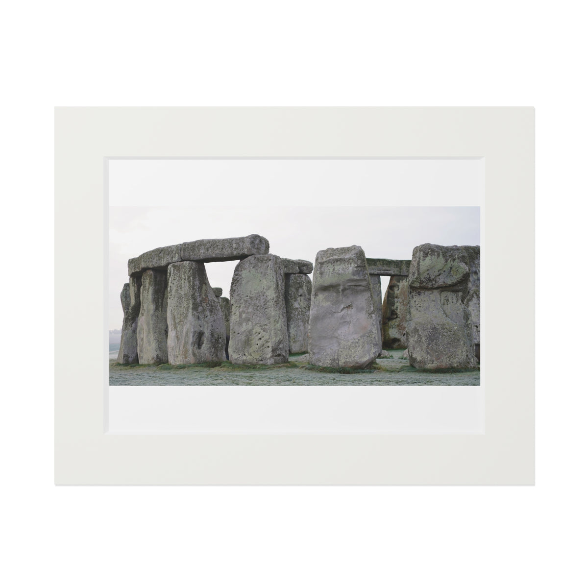 West Kennet Long Barrow | Fine Art Print with Passepartout Paper Frame