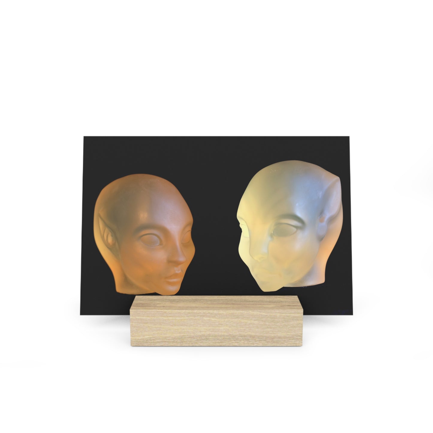 Resin Star Faery and Elfin - Print with Wooden Stand