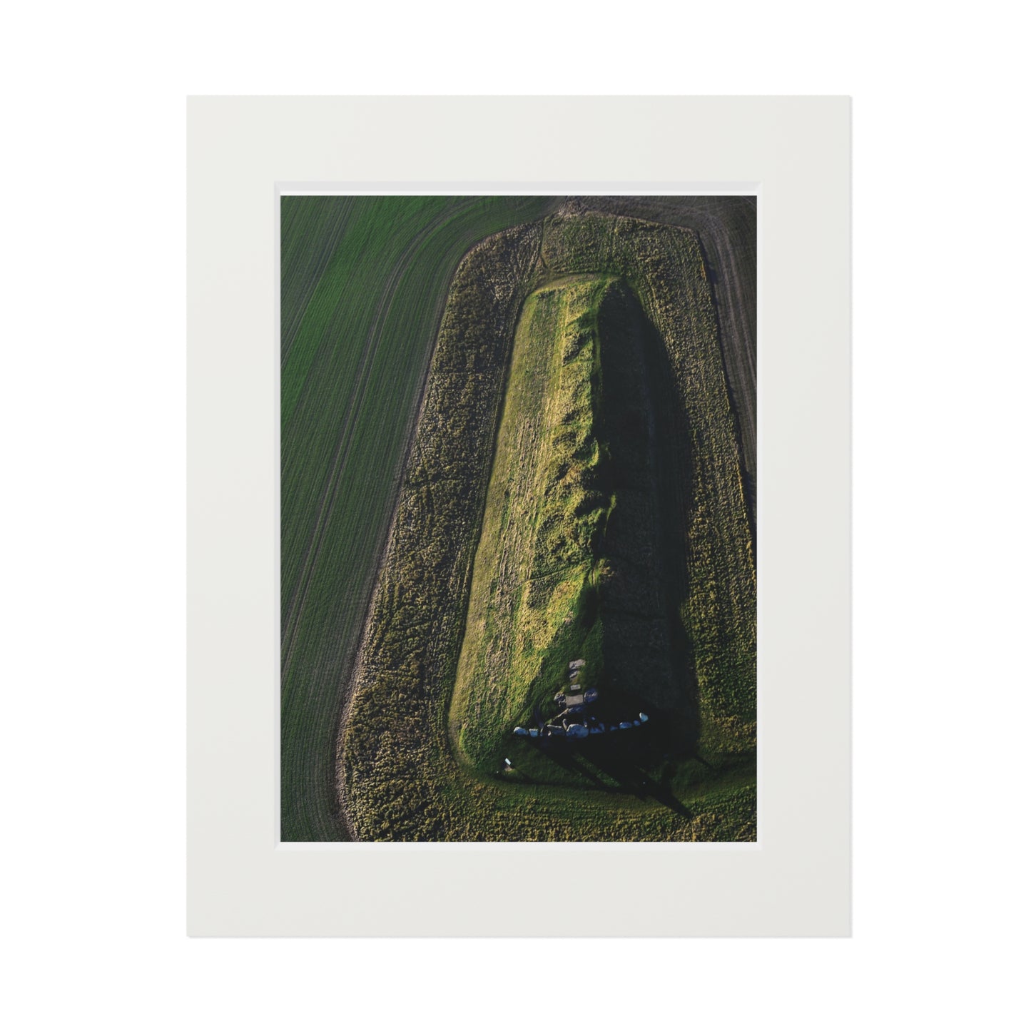 Copy of West Kennet Long Barrow | Fine Art Print with Passepartout Paper Frame