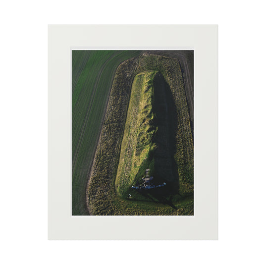 Copy of West Kennet Long Barrow | Fine Art Print with Passepartout Paper Frame