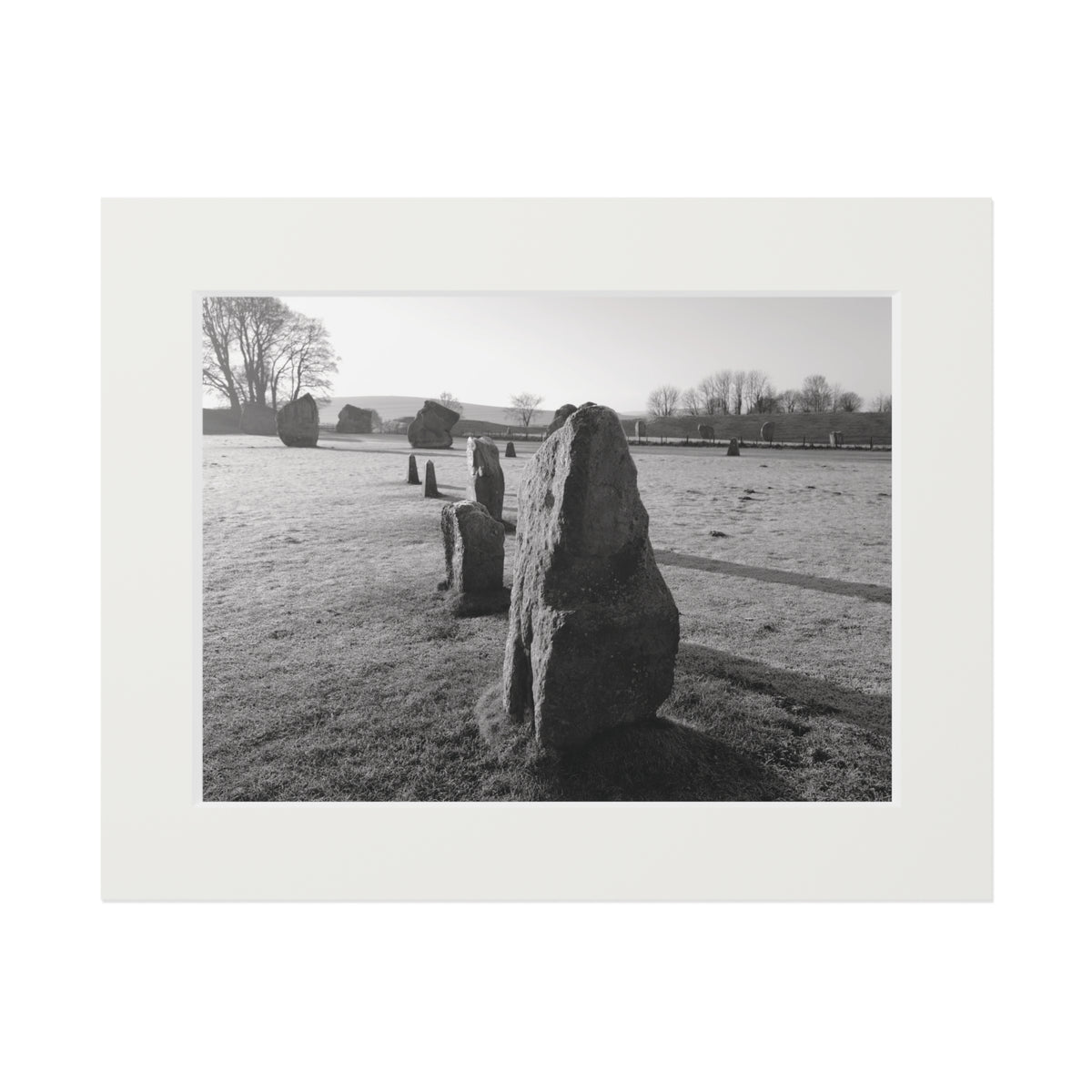 Southern Inner Ring - Avebury | Fine Art Print with Passepartout Paper Frame