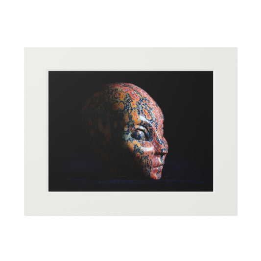 Leopard Jasper Star Faery -  Fine Art Print and Passepartout Paper Frame