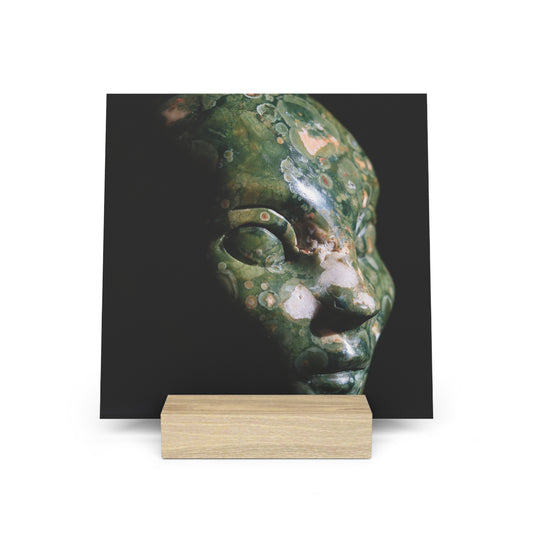 Rainforest Jasper Star Faery - Print with Wooden Stand