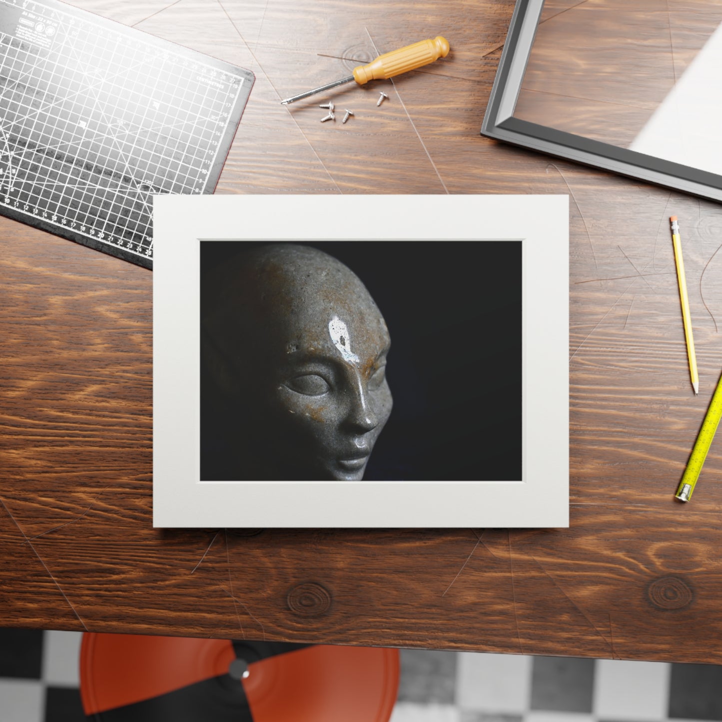 Sarsen Star Faery -  Fine Art Print and Passepartout Paper Frame