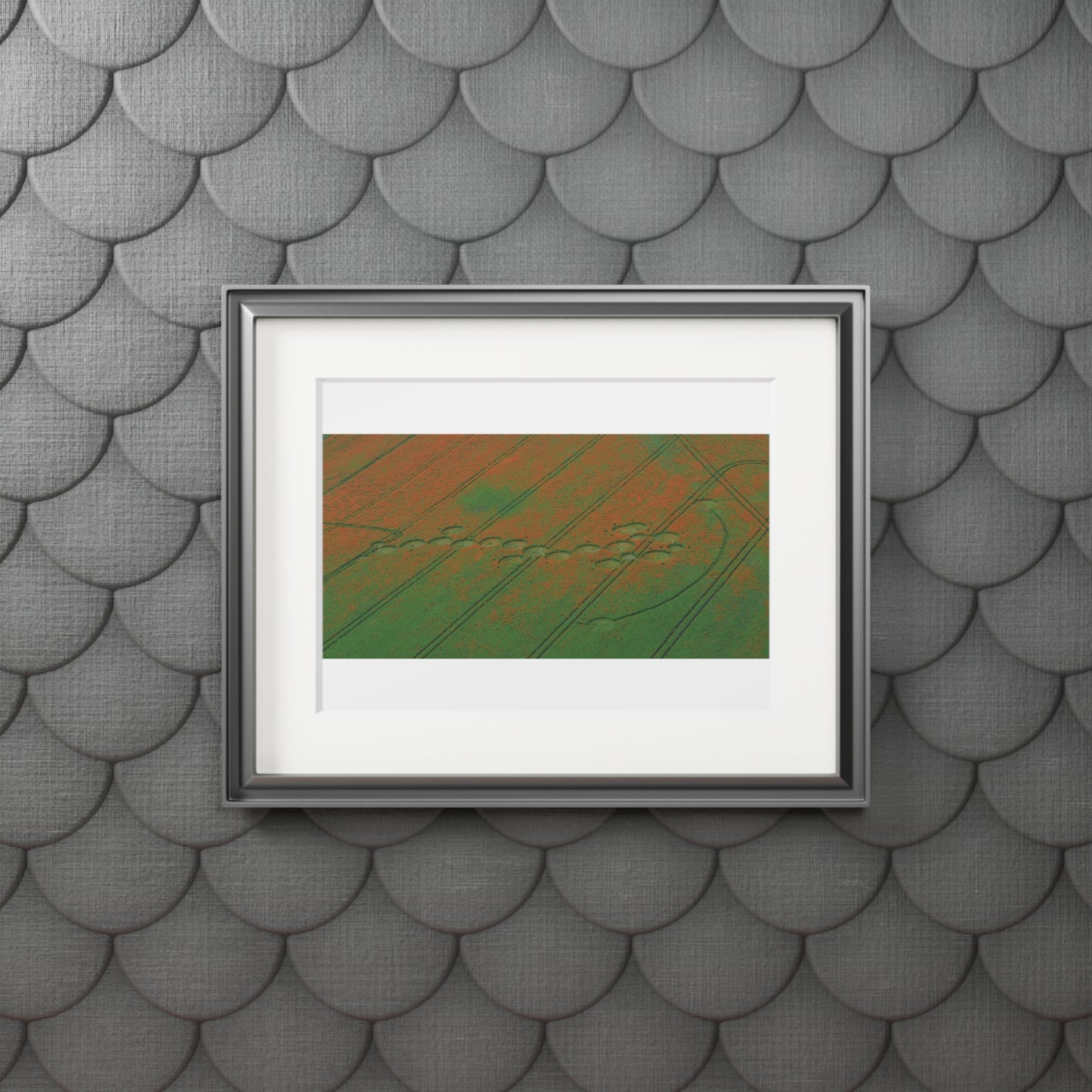 Rockley Crop Circle  - 2012 | Fine Art Print with Passepartout Paper Frame