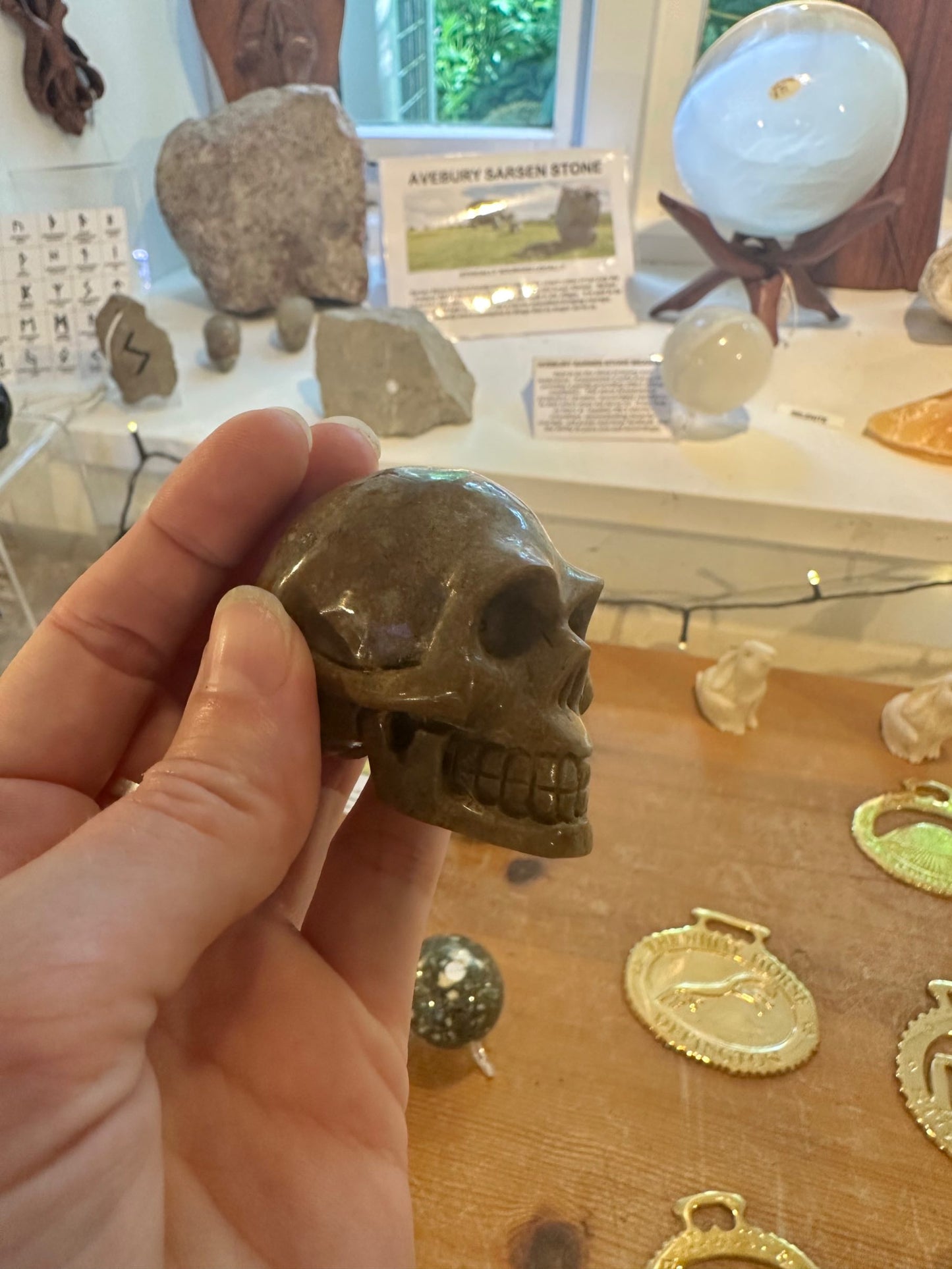 Sarsen Stone Crystal Skull