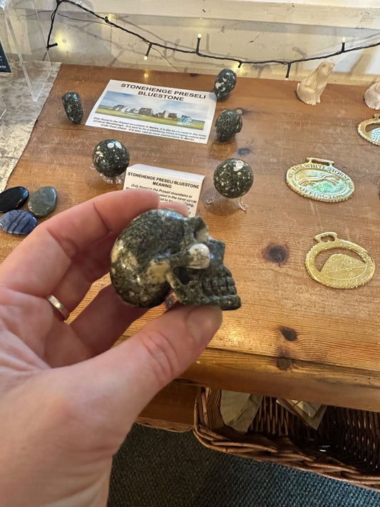 Preseli Bluestone Crystal Skull