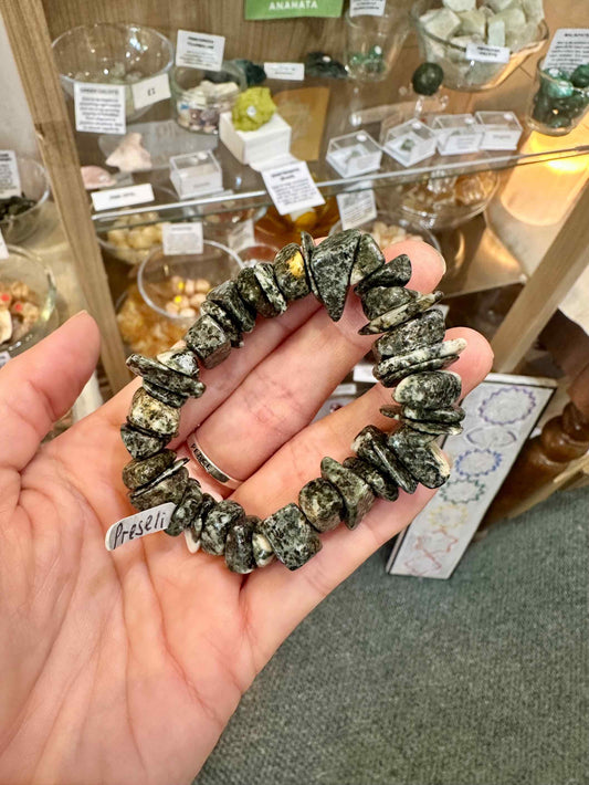 Preseli Bluestone Chip Bracelet