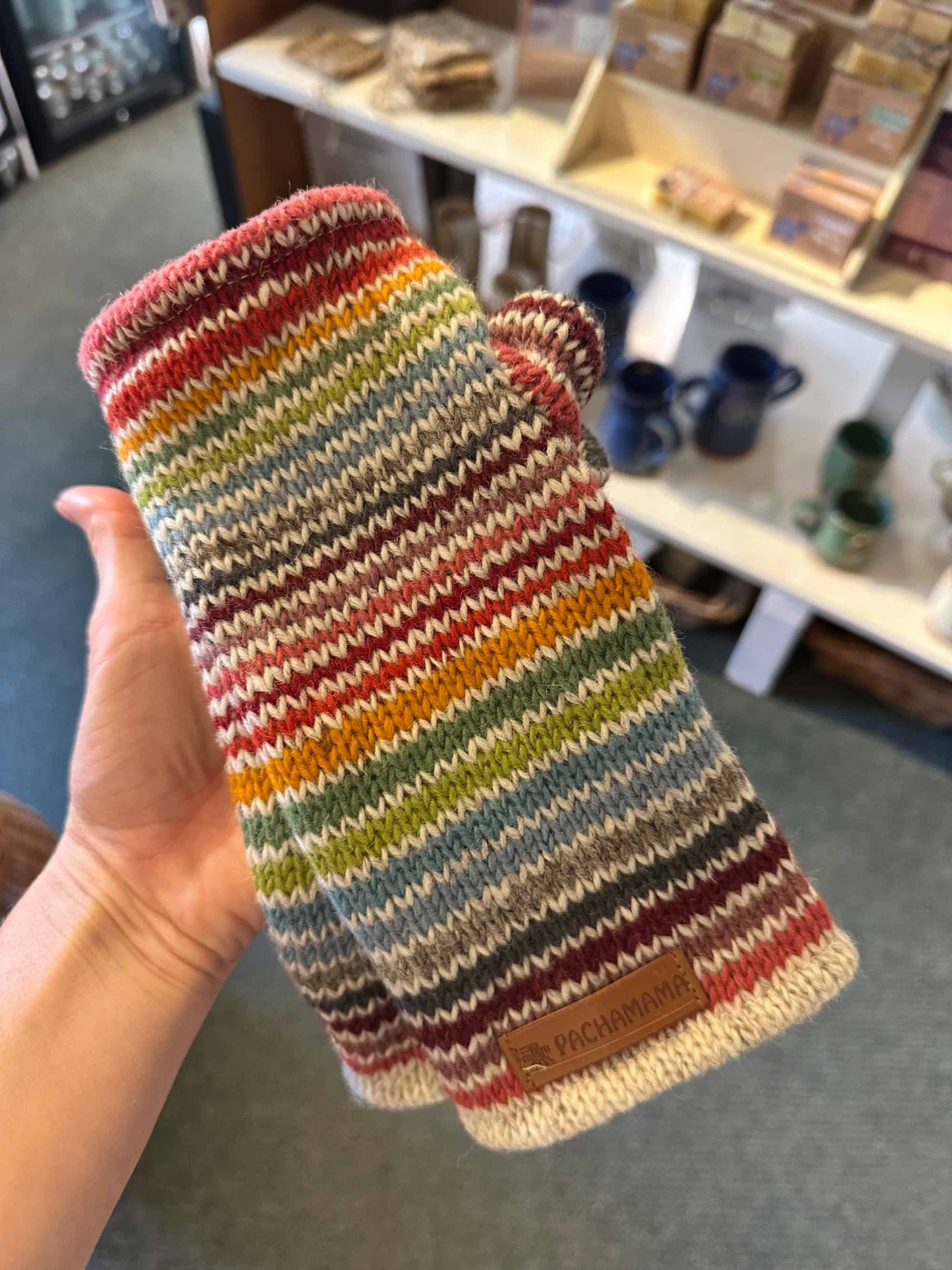Hoxton Stripe Wristwarmers