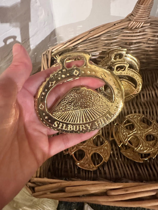 Silbury Hill Horse Brass