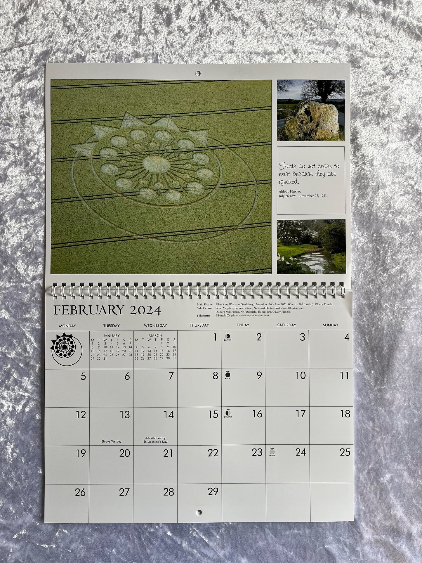 Classic Crop Circles Calendar 2024