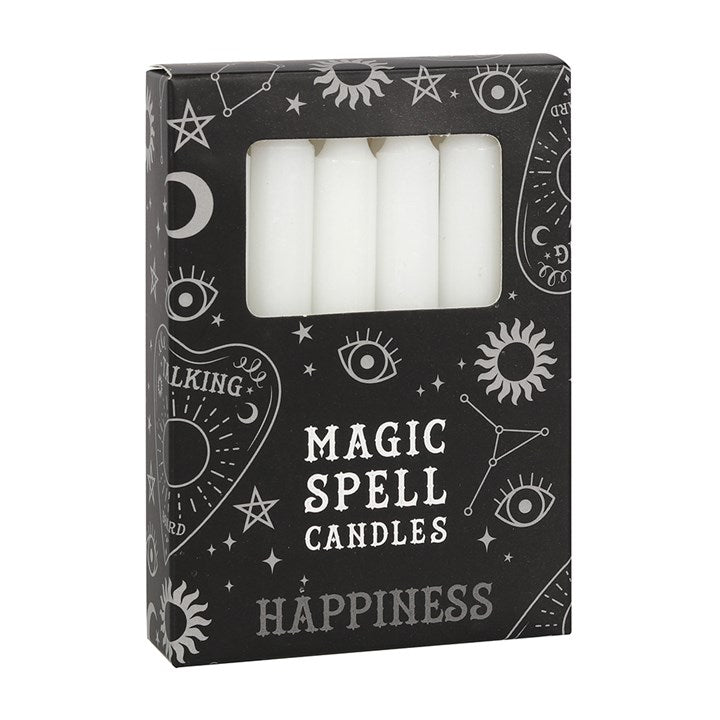 Spell Candle - Happiness (White)