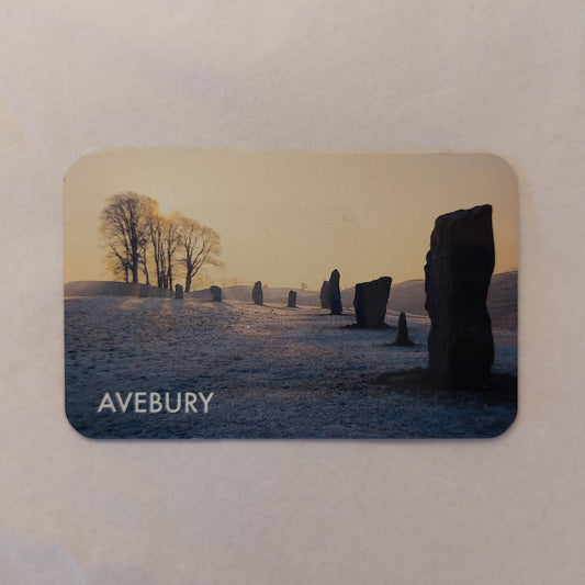 Avebury in Winter Fridge Magnet