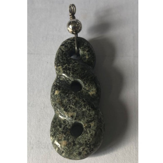 Preseli Blue Stone Celtic Spiral Pendant