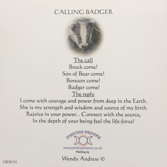 Wendy Andrew - Calling Badger