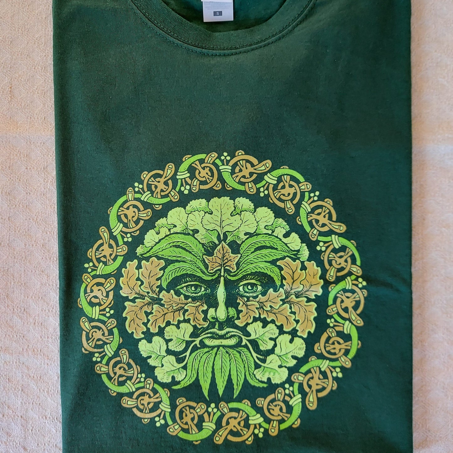 Unisex Green Man T-Shirt (Light Green)