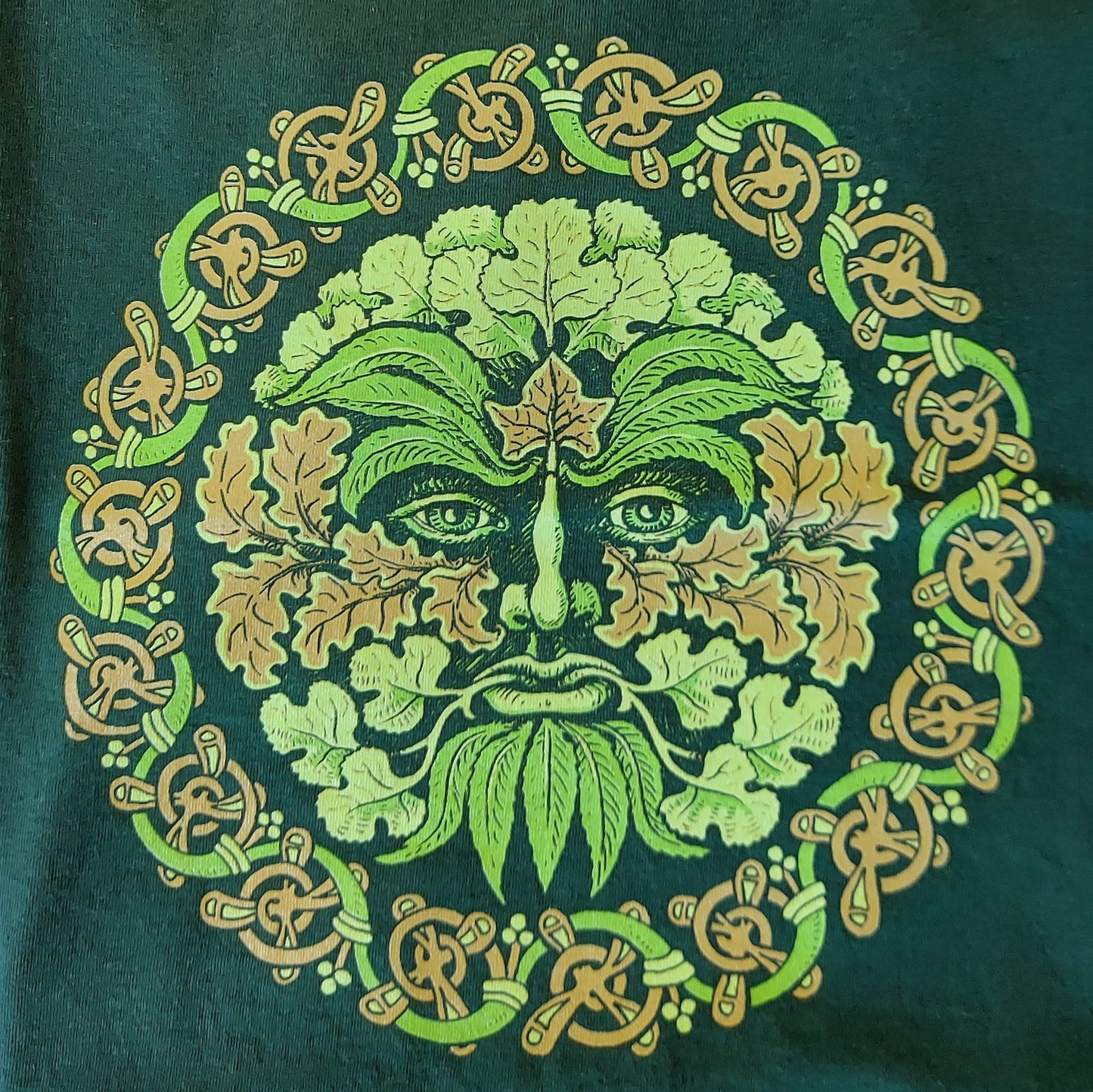 Unisex Green Man T-Shirt (Light Green)