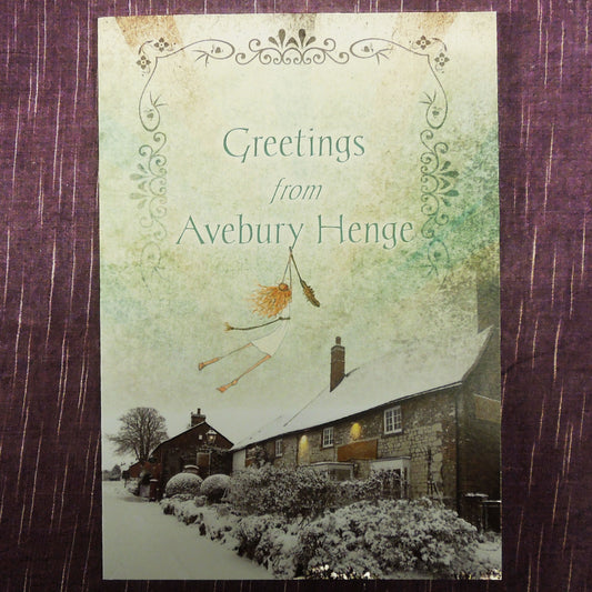 Greetings from Avebury Henge gift card