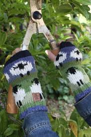 Flock of Sheep Wrist Warmers