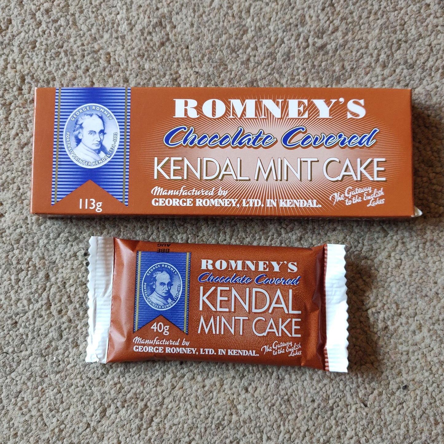 Kendal Mint Cake - Chocolate Covered