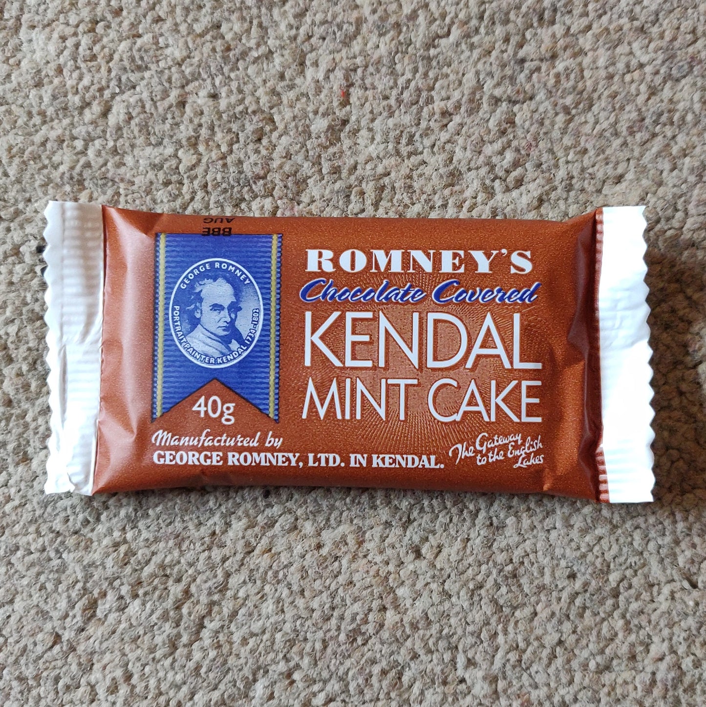 Kendal Mint Cake - Chocolate Covered