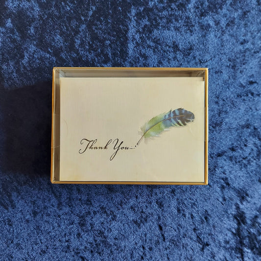 Notecards - Thank You Feather