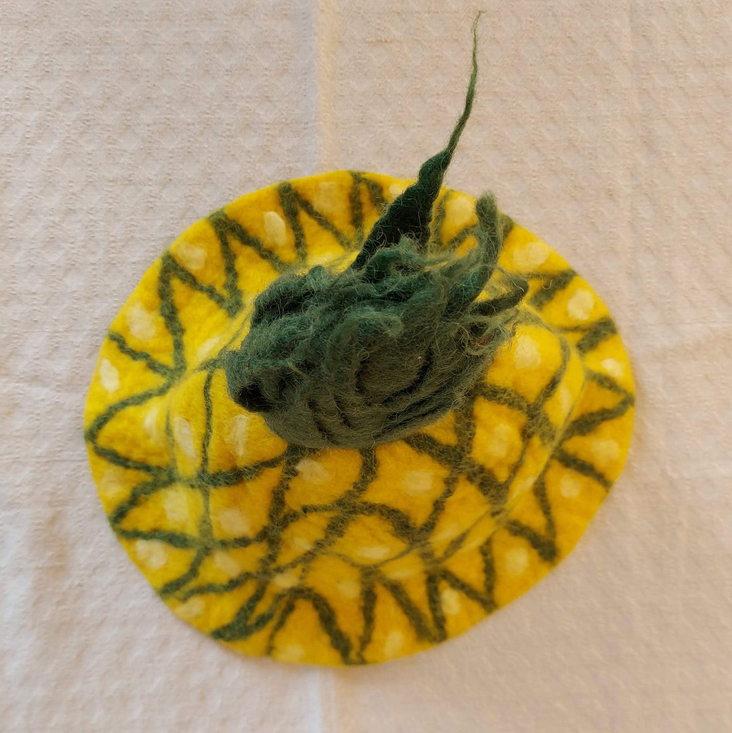 Pineapple Felt Hat