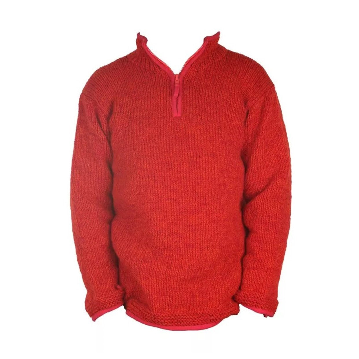 Donegal Men's Half Zip Jumper - Red