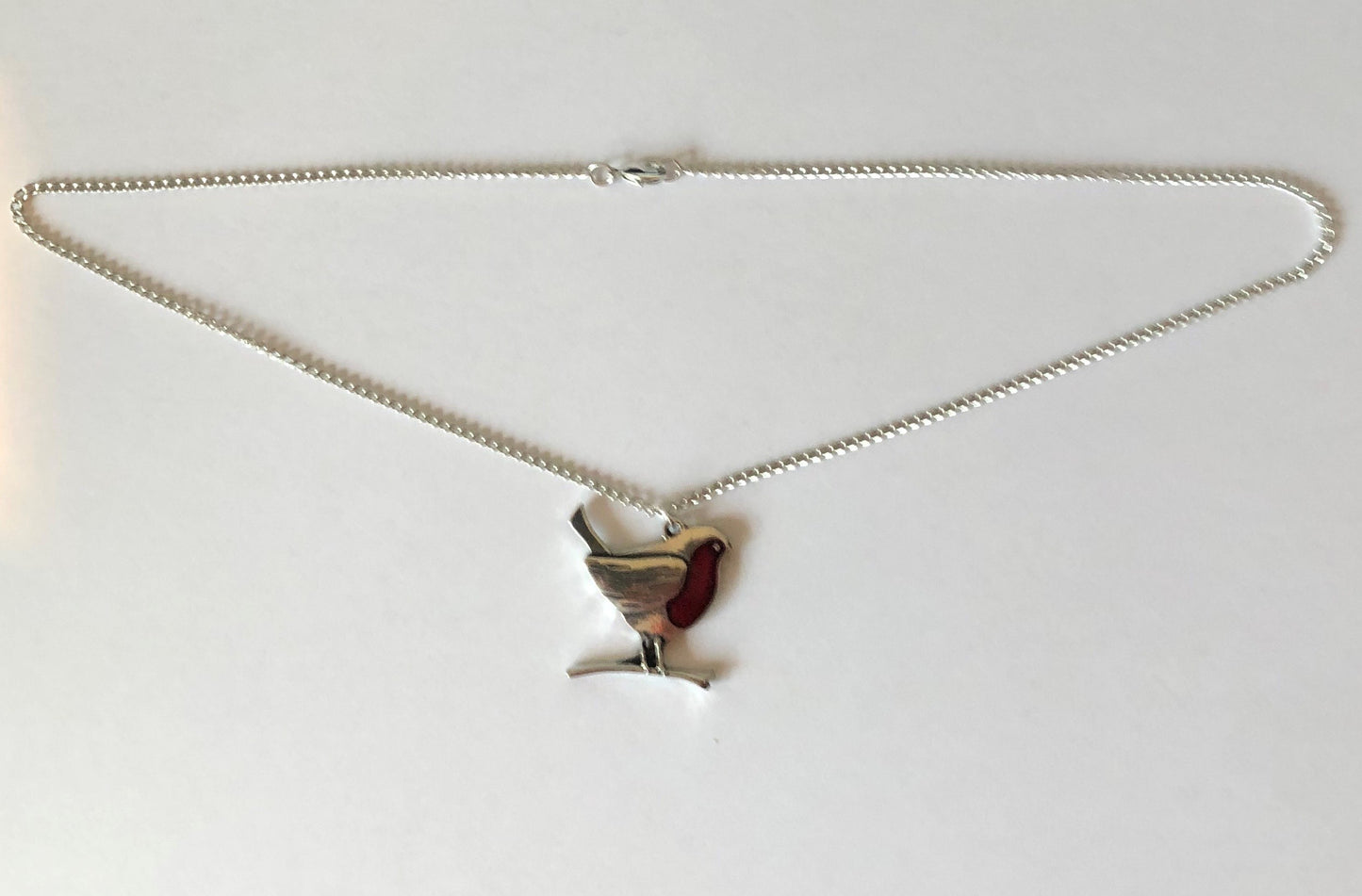 Pewter Robin Necklace (PN875)