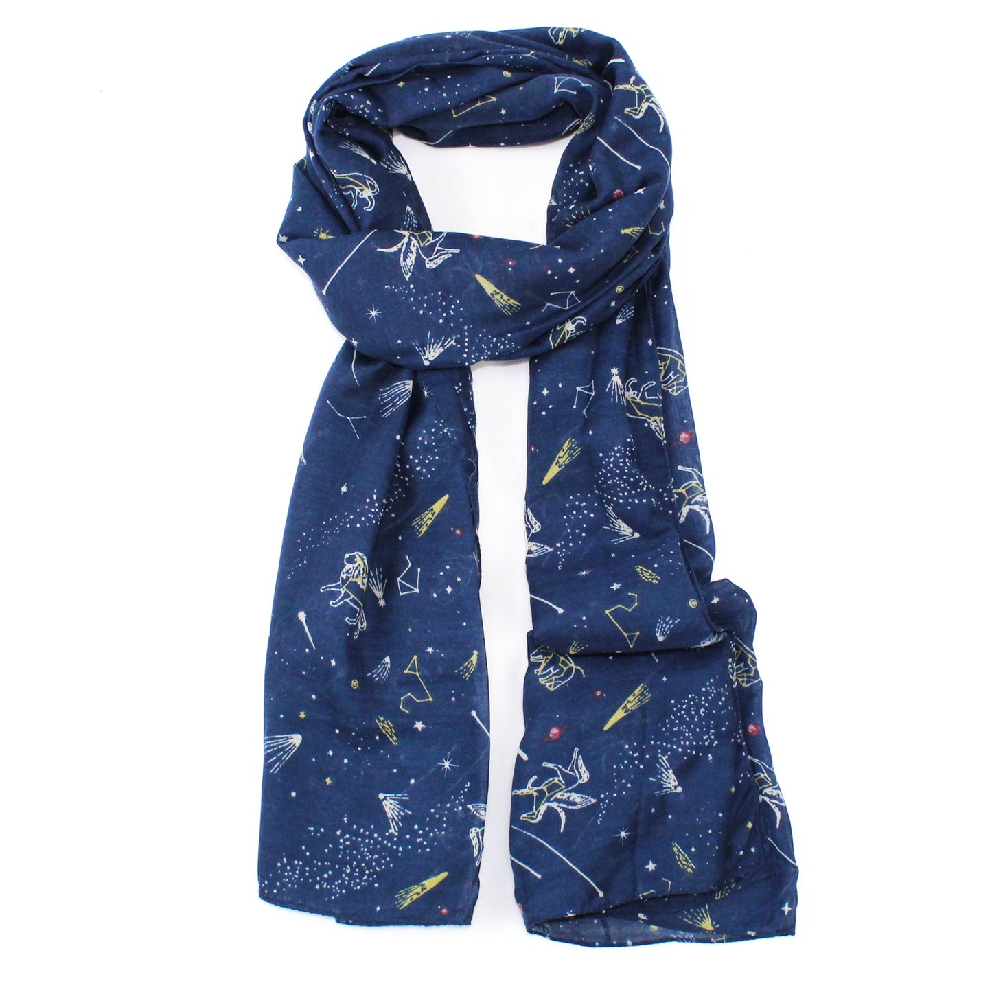 Zodiac Navy Scarf